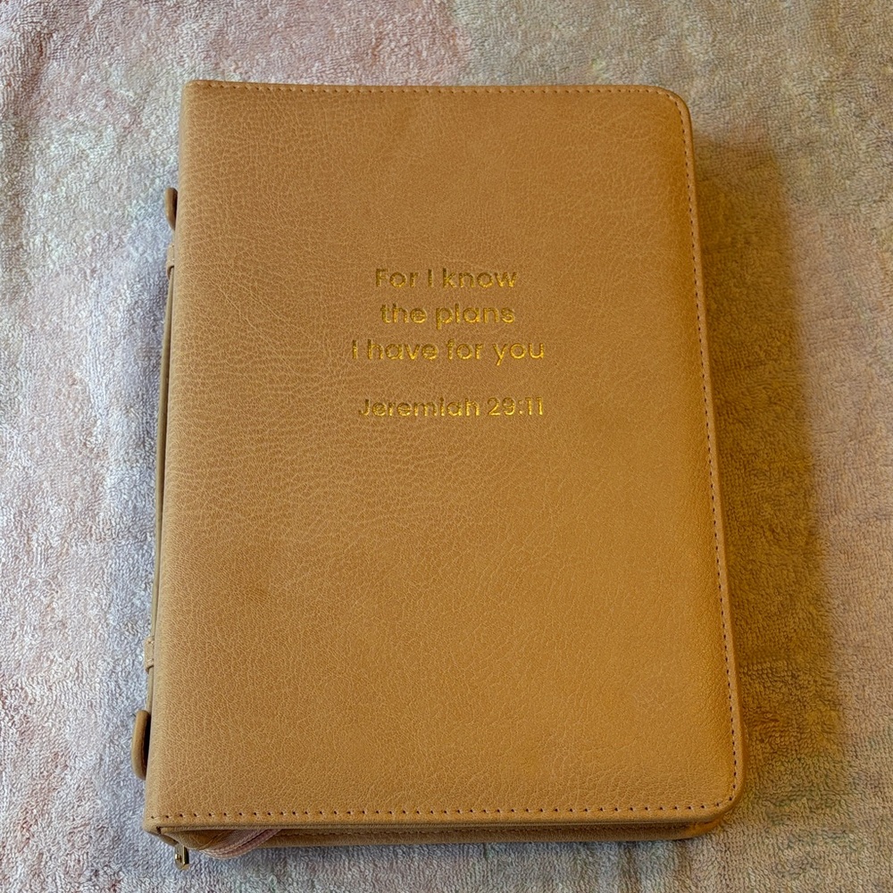 Life way Pink  Leather Bible Cover